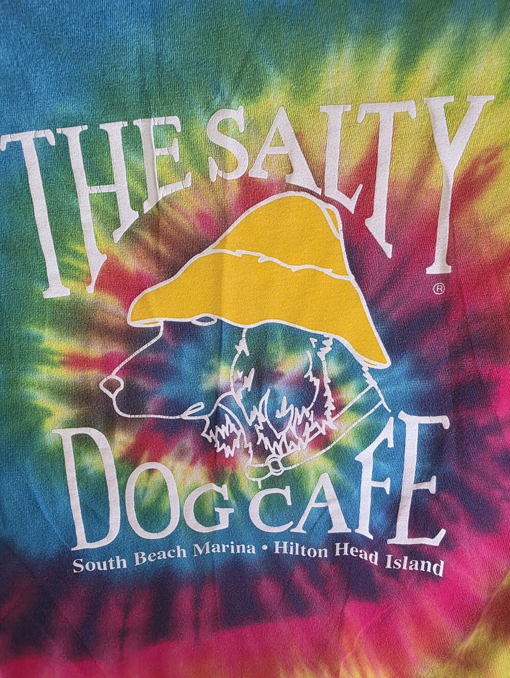 The Salty Dog Cafe Long-Sleeve Tie-Dye Tee, SMALL - Picture 2 of 6